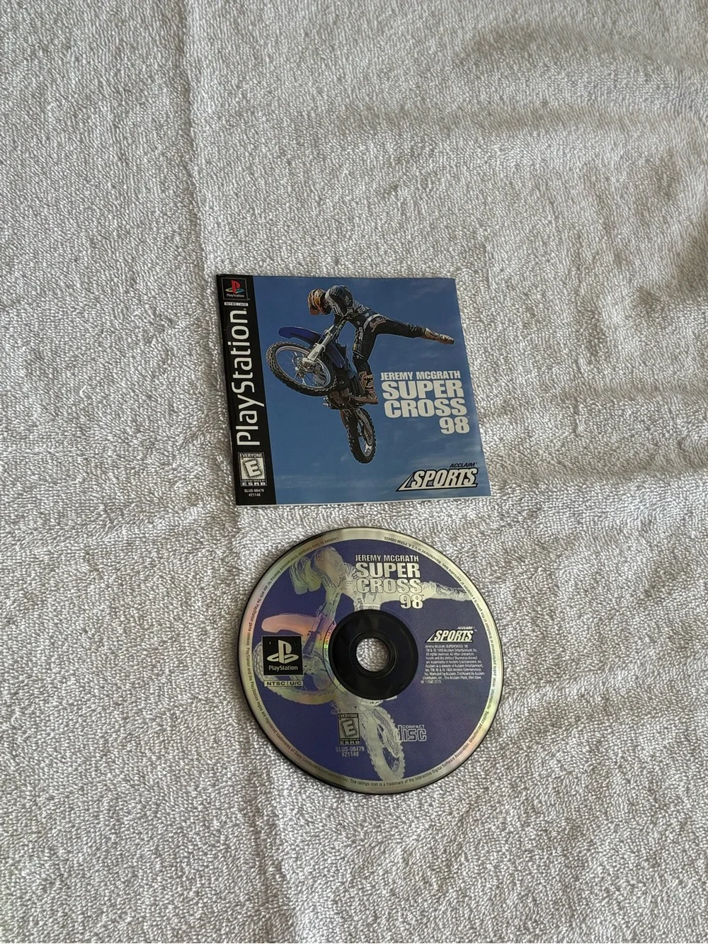 Sony PlayStation 1 Jeremy McGrath Supercross 98 game